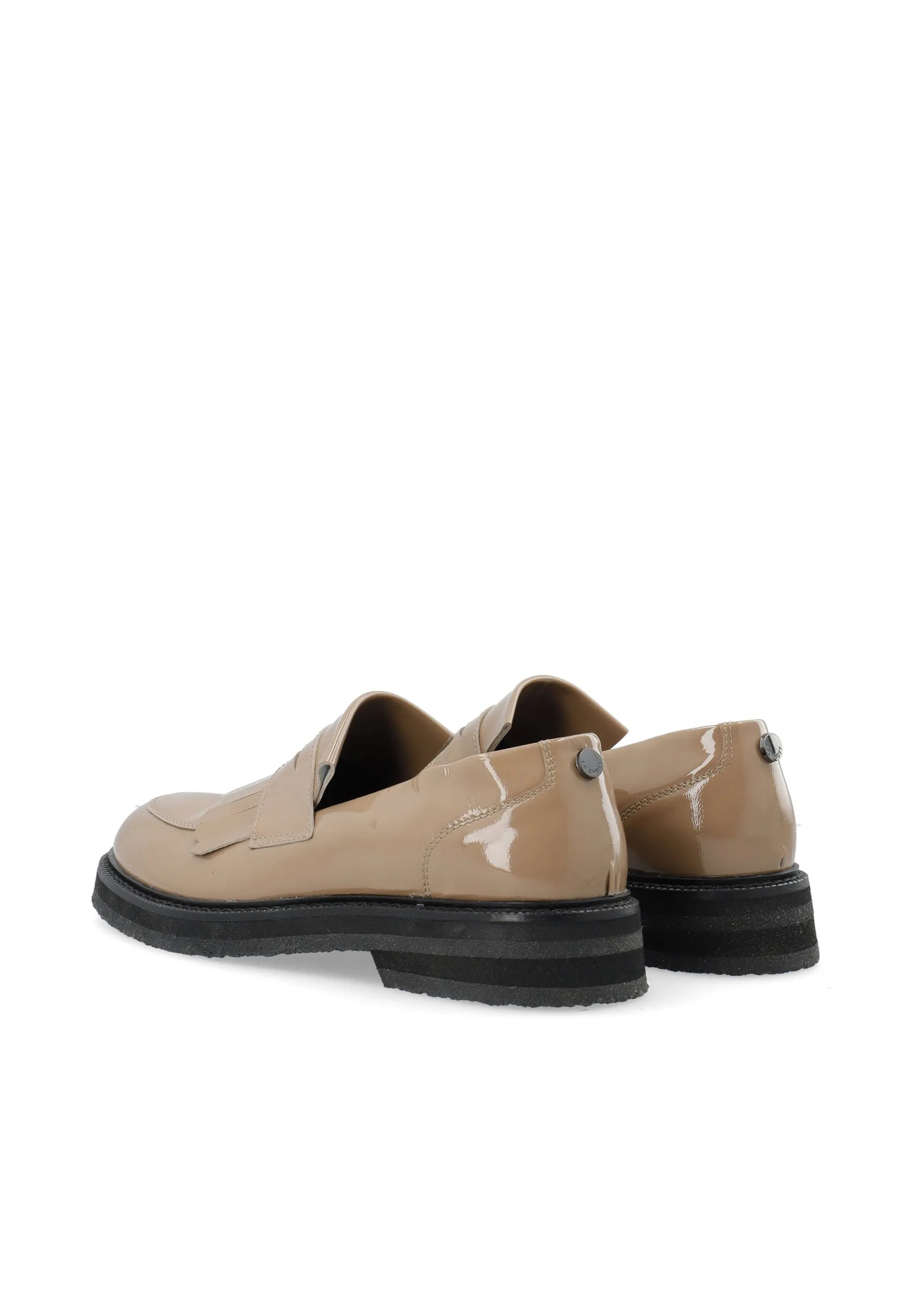 CASBETTY Loafer W. Fringes Patent Leather