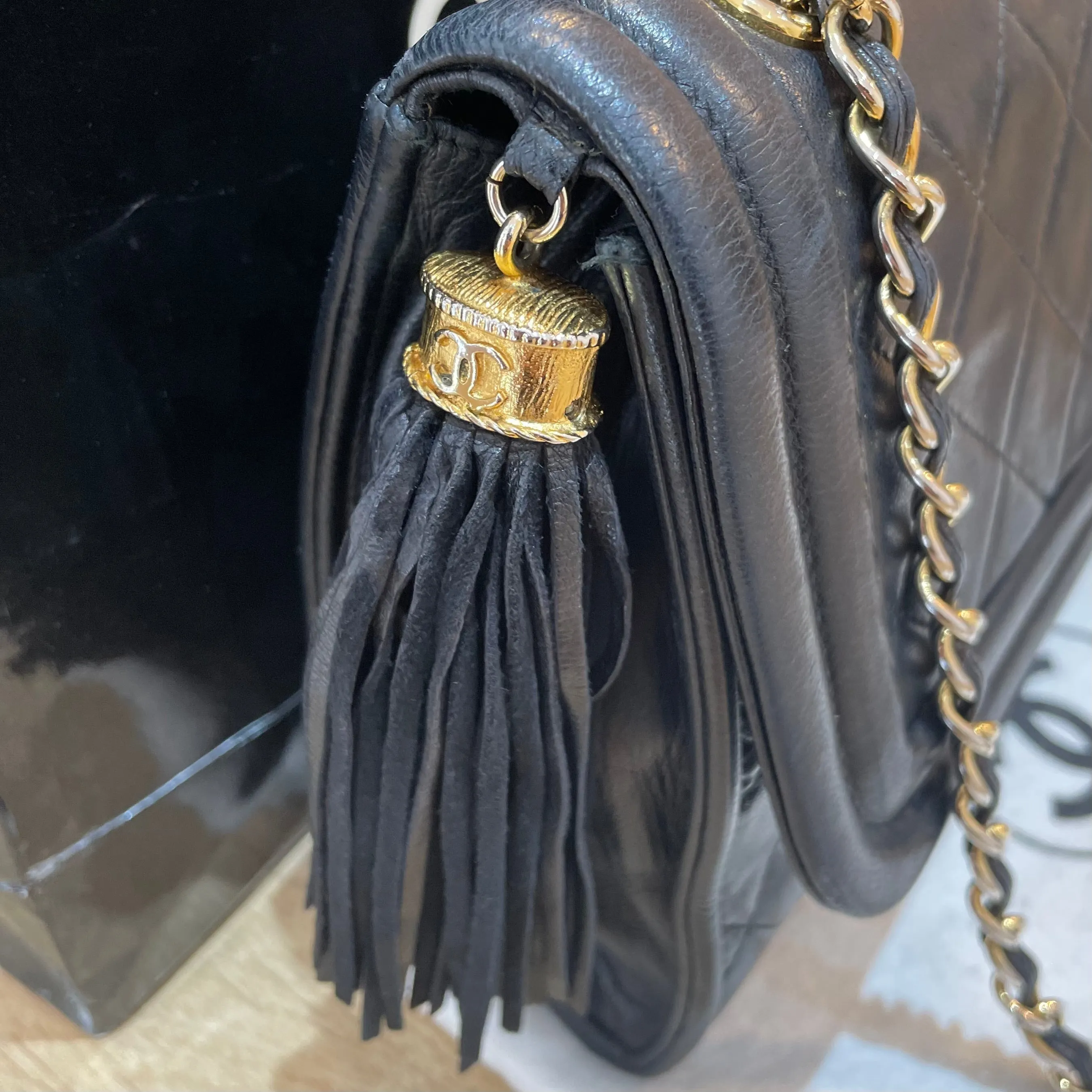 Chanel Vintage Tassel Flap