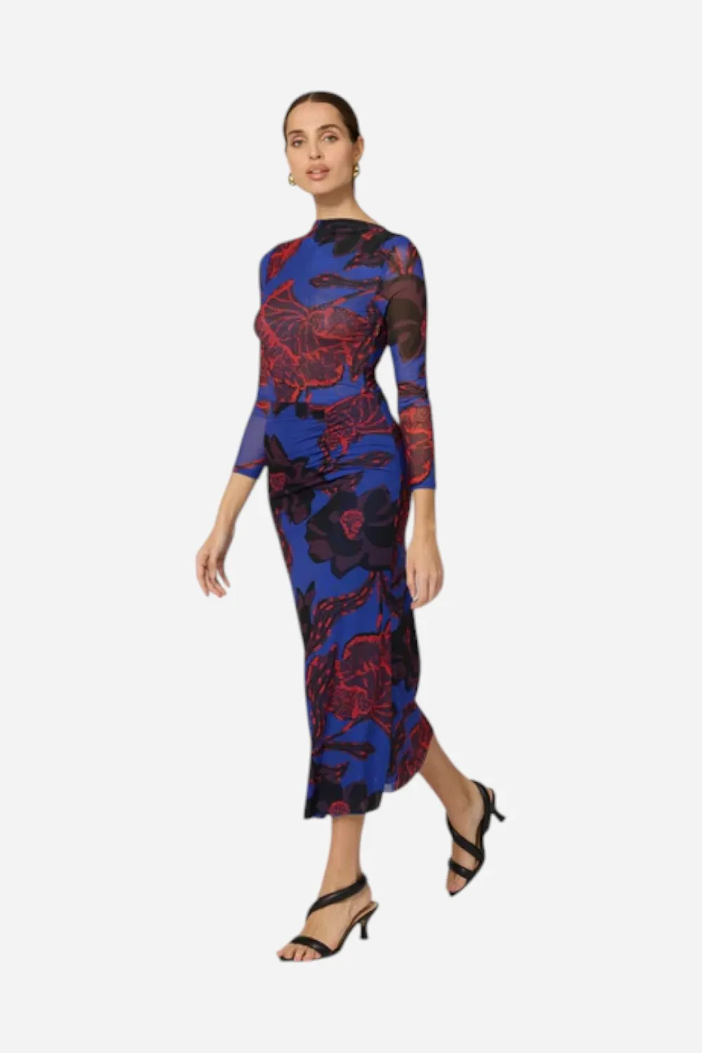 Cleobella Katya Ankle Dress in La Rouge
