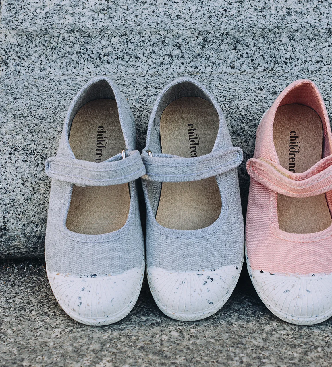 ECO-friendly Canvas Mary Jane Sneakers In Grey