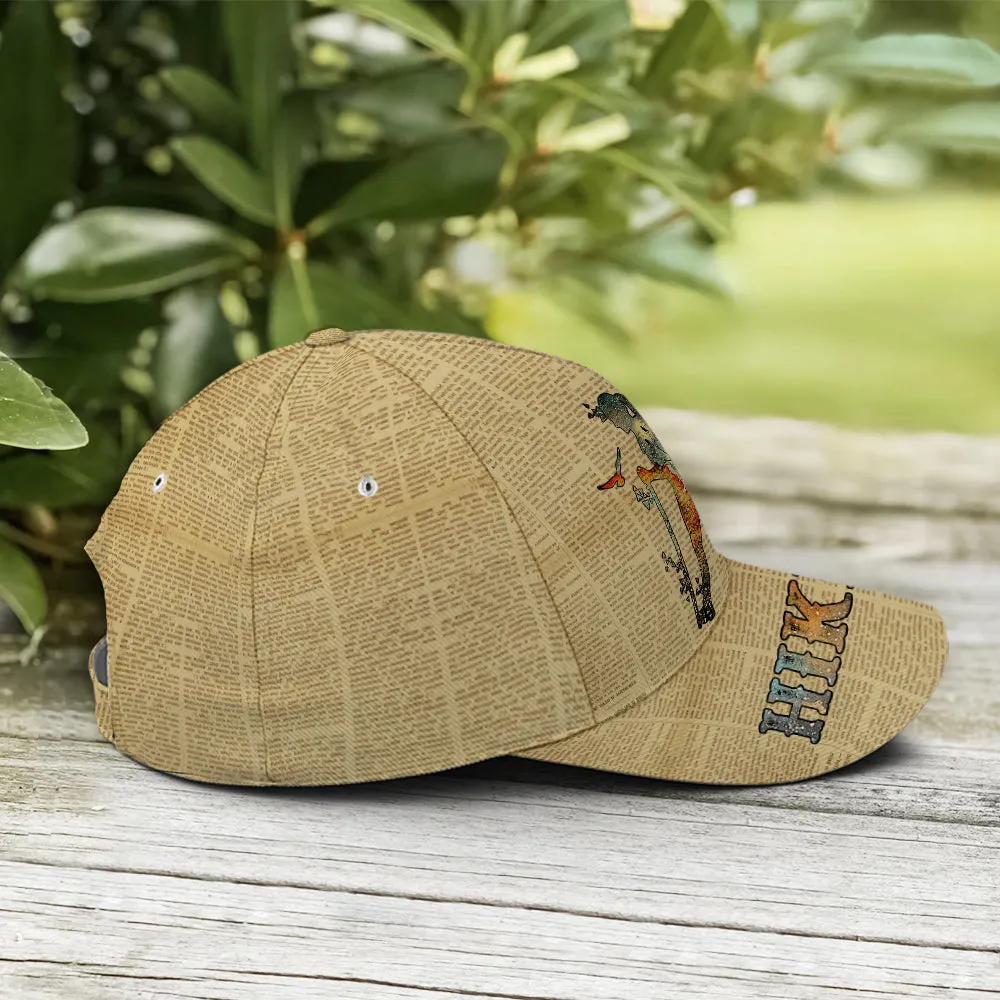 Hiking Vintage Pattern Baseball Cap Coolspod