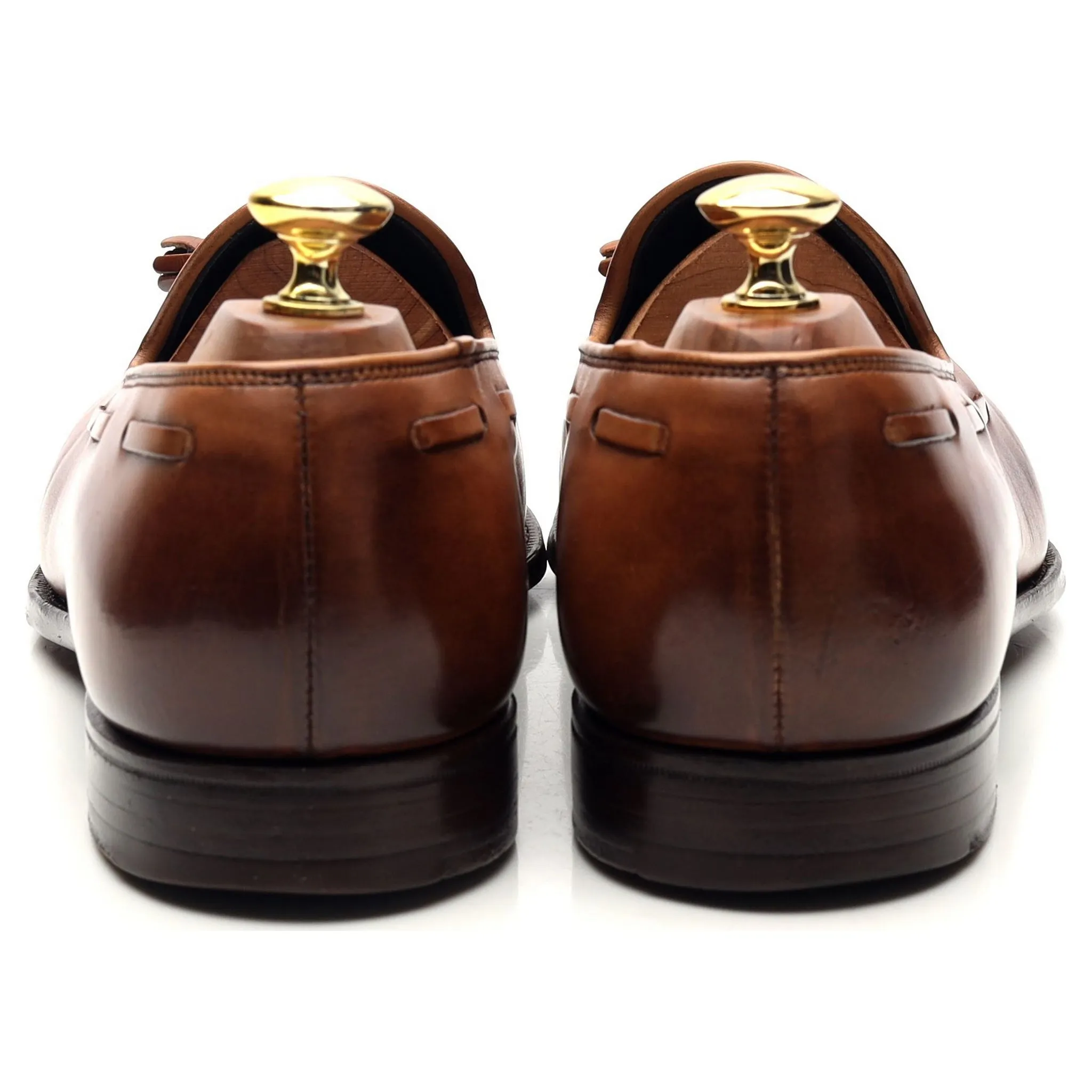 Ltd. Edition 'Cavendish 2' Brown Leather Tassel Loafers UK 8.5 E