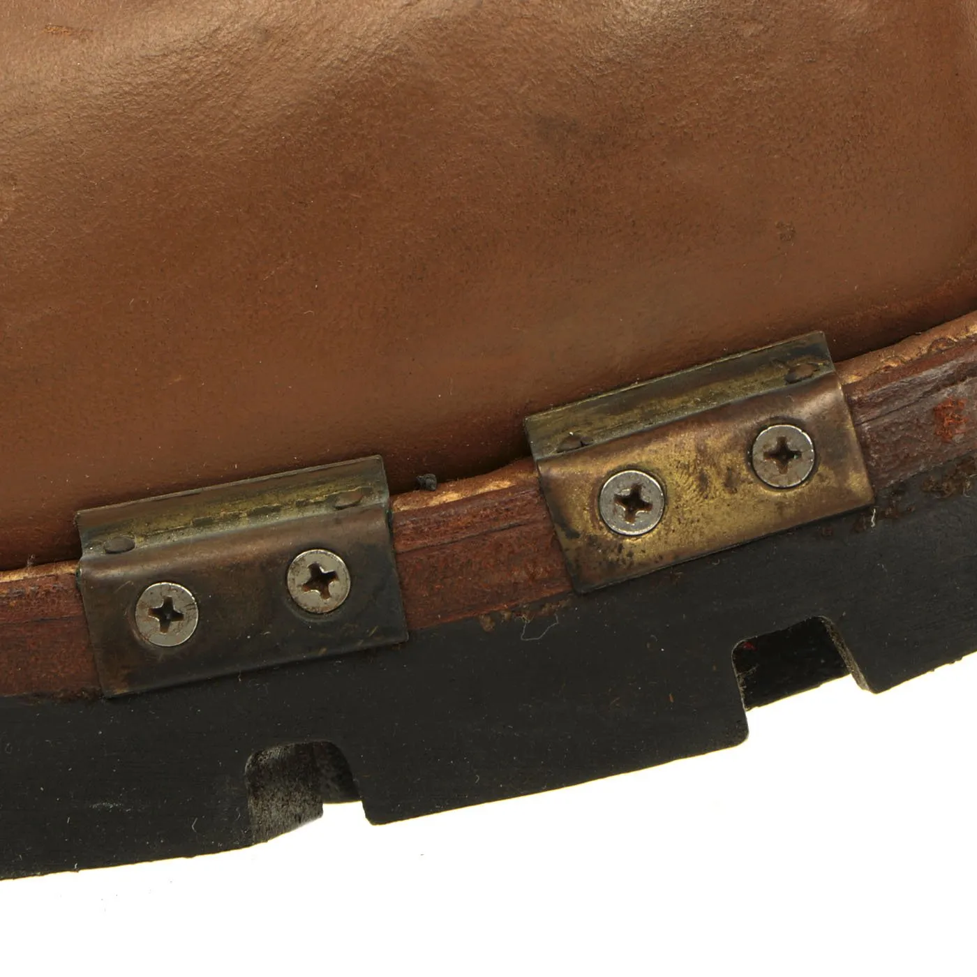 Original U.S. WWII Army Size 7 1/2D Ski Mountain Boots by A. Sandler Co. dated 1943 with Gaiters