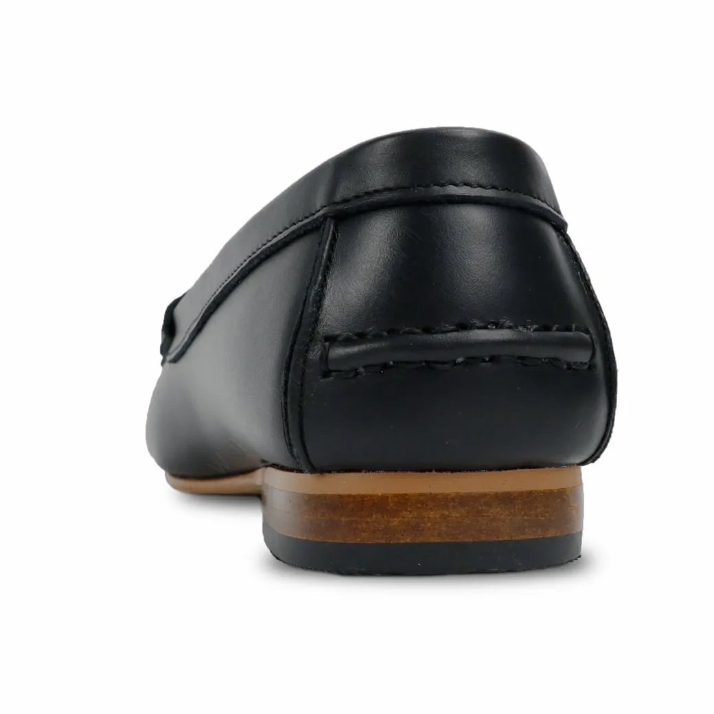 Penny Leather Loafer Onyx Black