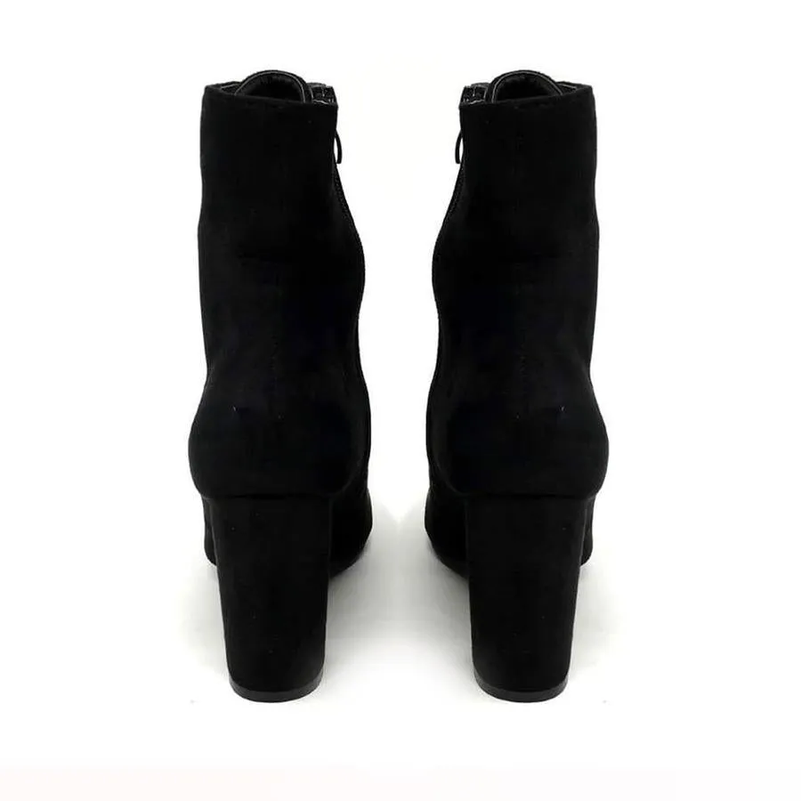 Sana Ankle Boot With Gold Buttons