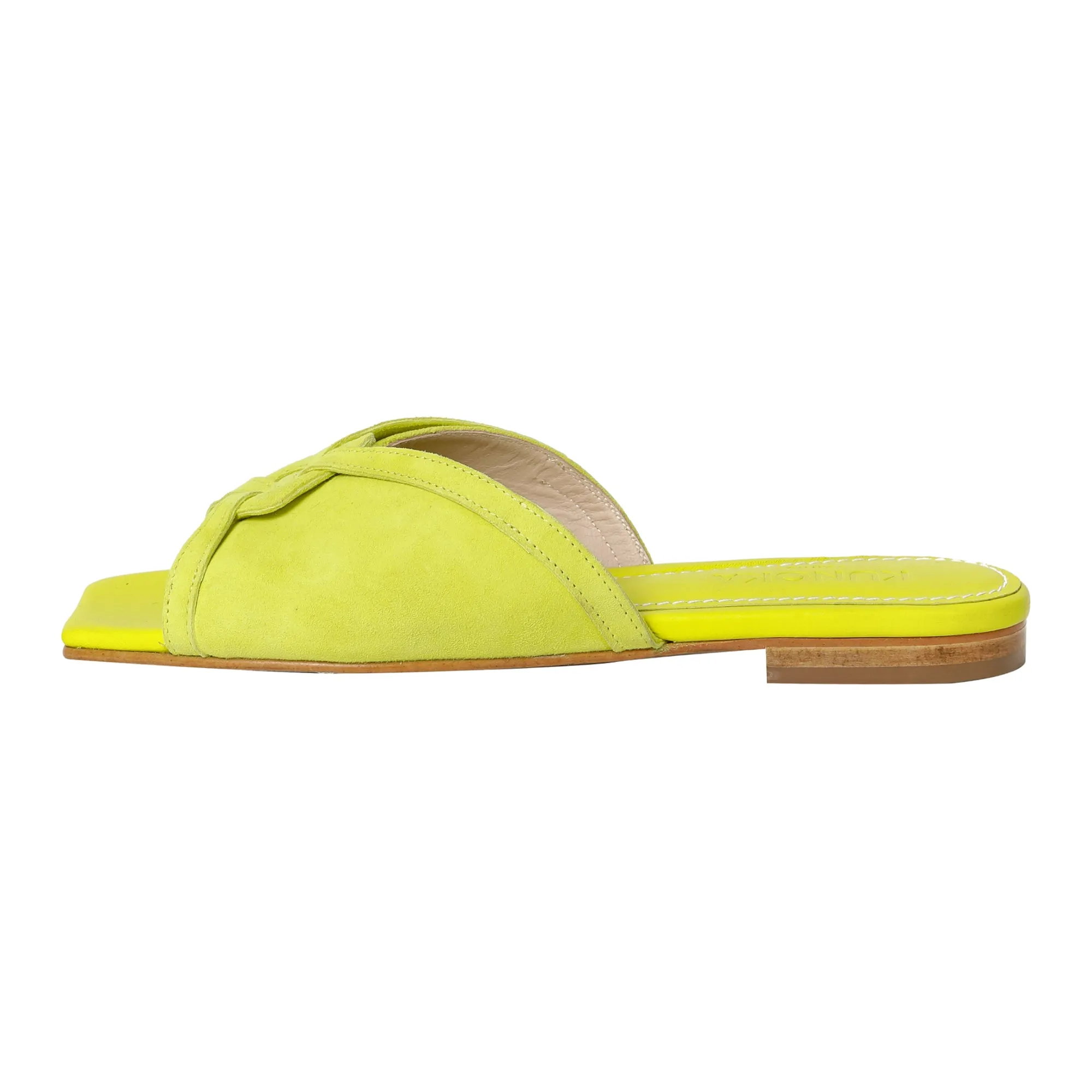 SANDRINE flat sandal - Buttercup
