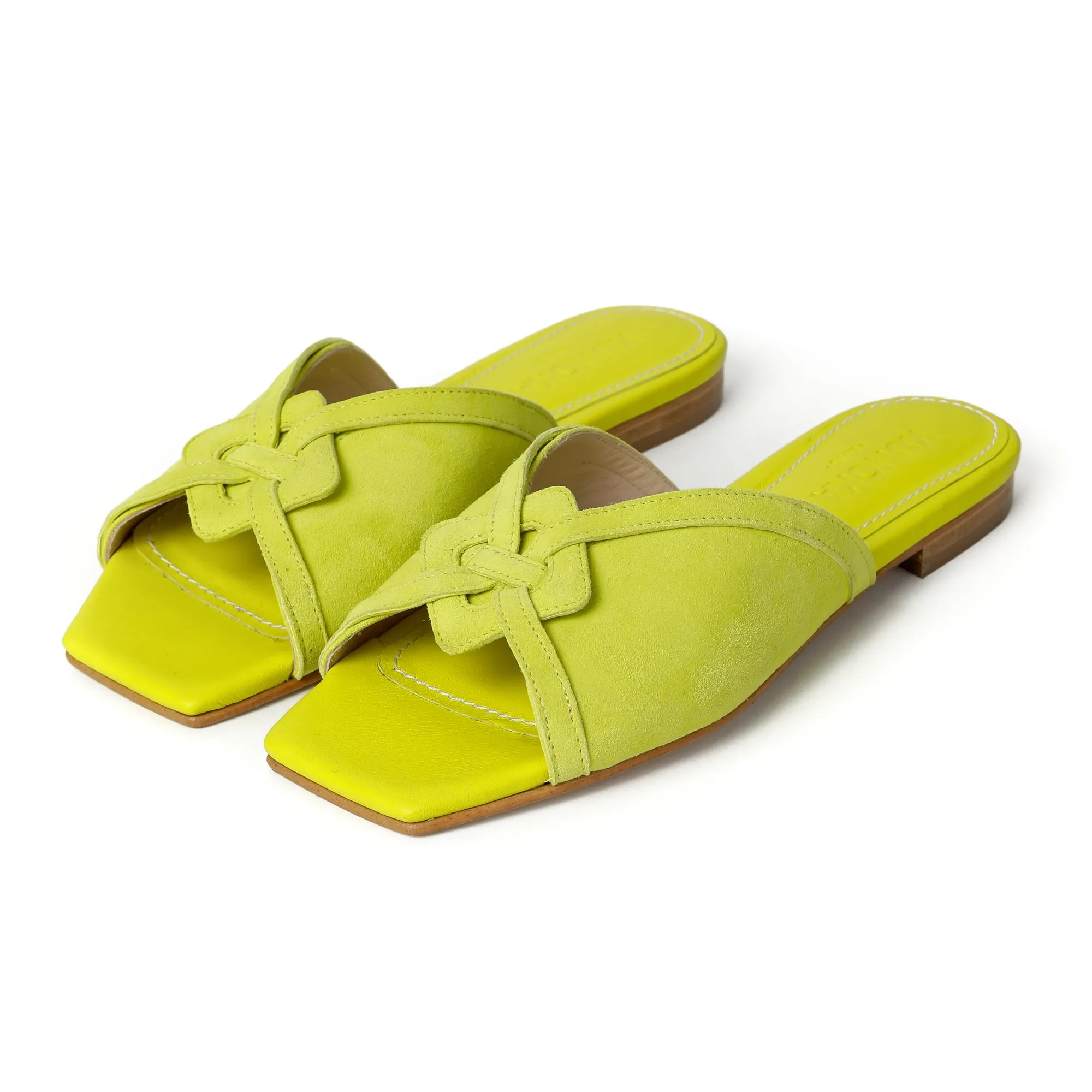 SANDRINE flat sandal - Buttercup