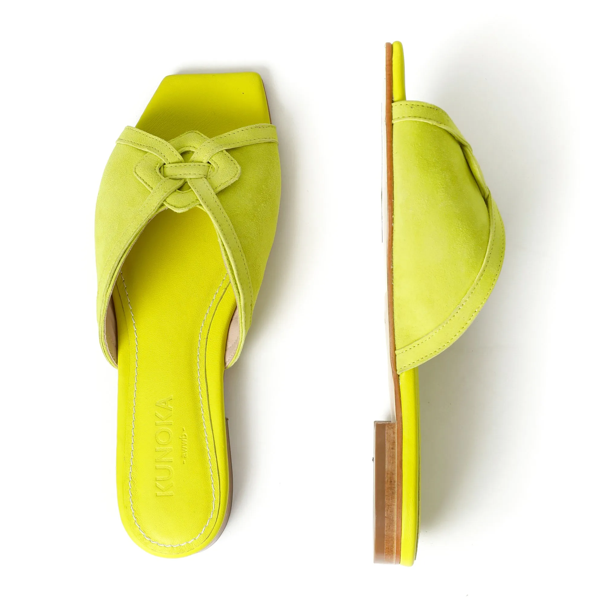 SANDRINE flat sandal - Buttercup