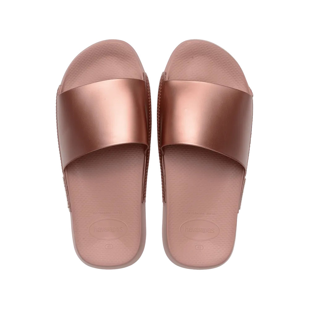 Slide Classic Metallic Flip Flops