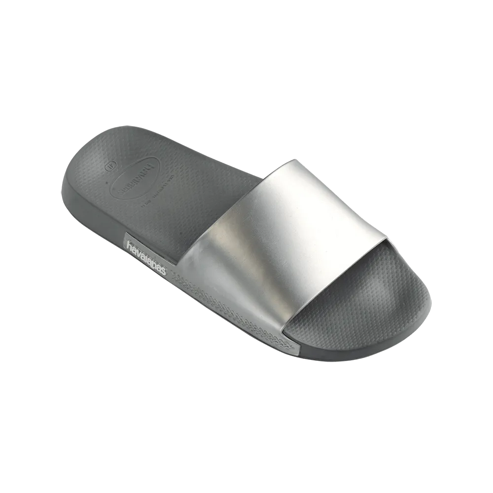 Slide Classic Metallic Flip Flops