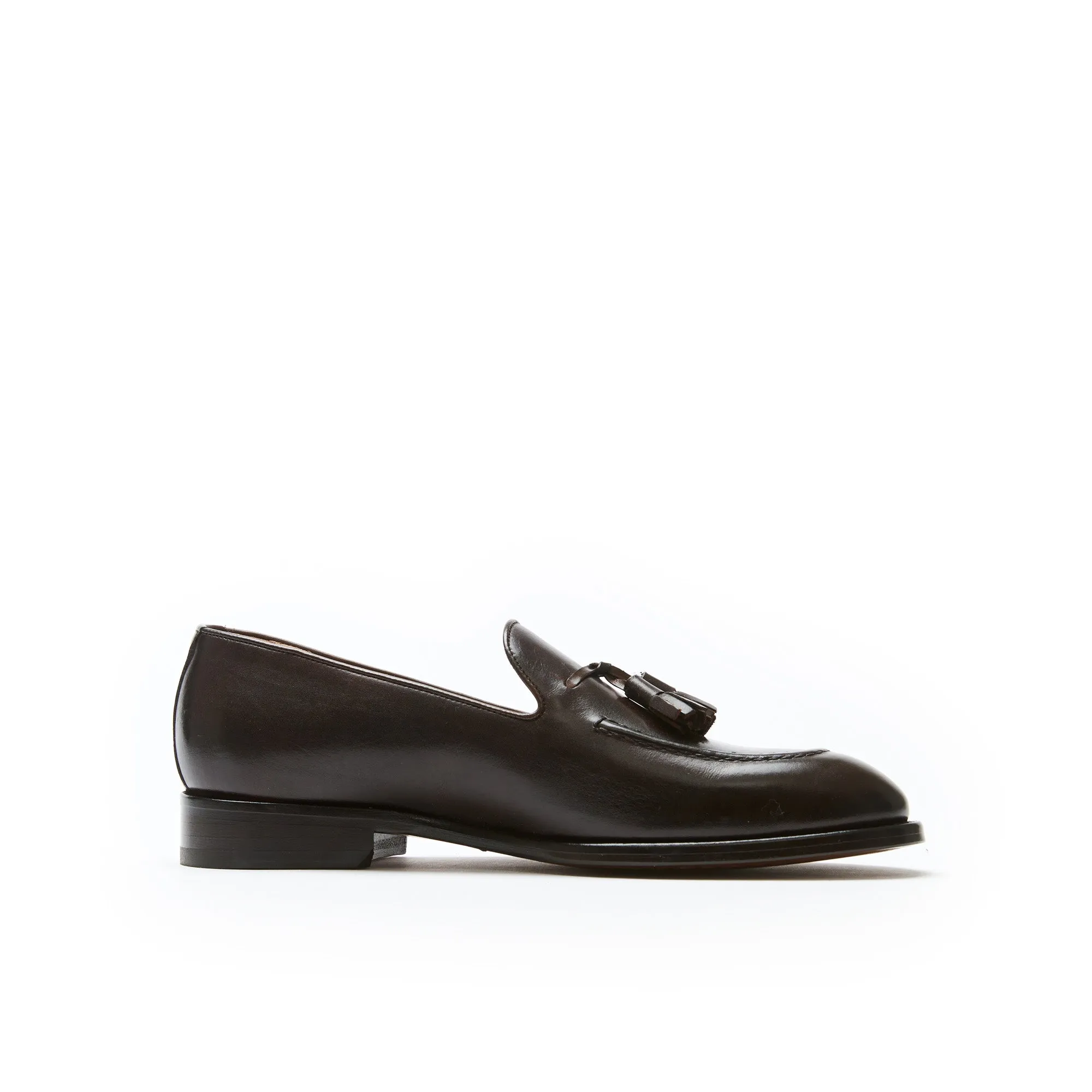 Tassel loafer dark brown