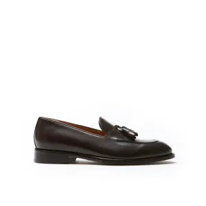 Tassel loafer dark brown