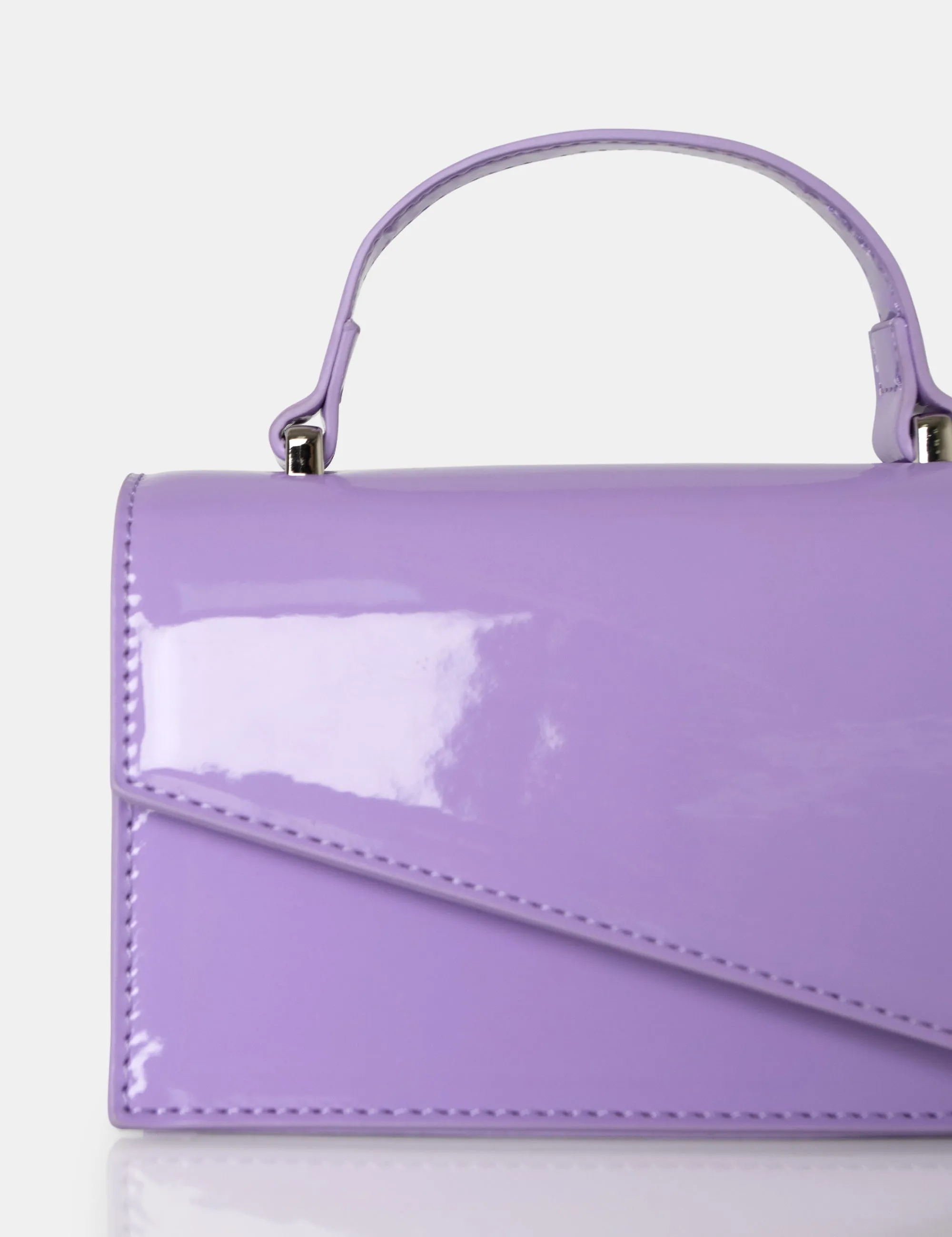 The Penny Lilac Patent Mini Bag