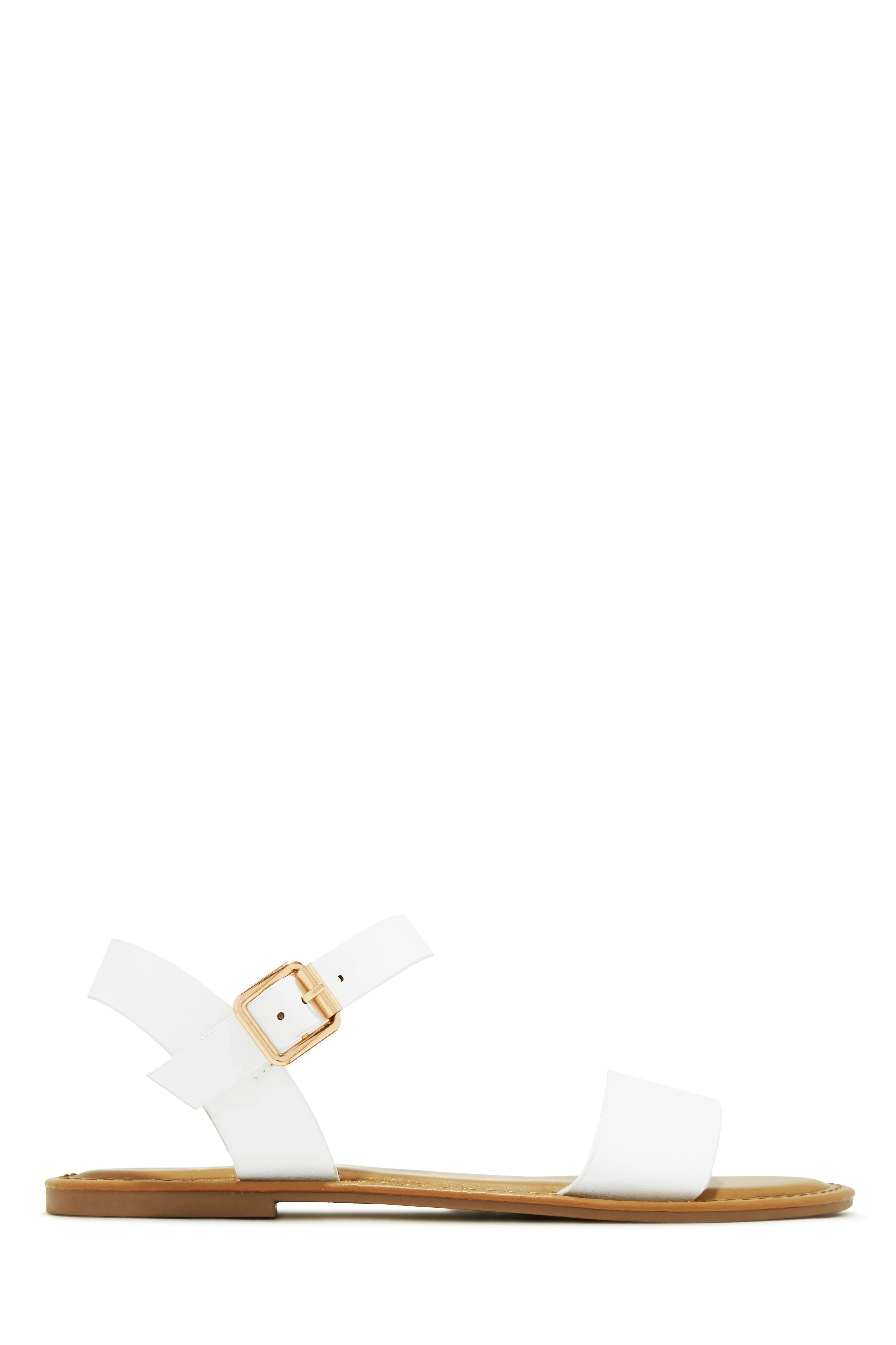 Tulum Style Flat Sandals - Nude
