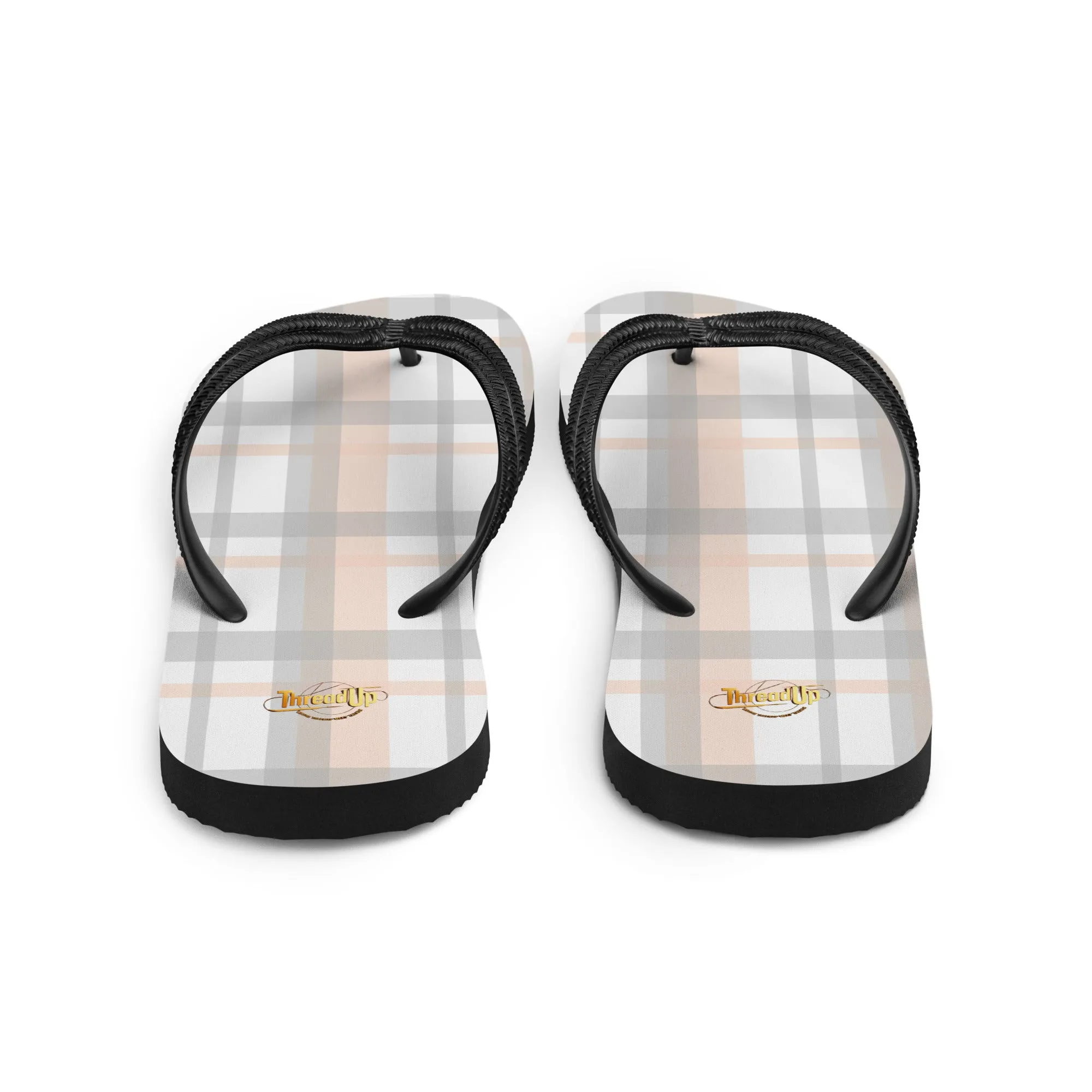 Unisex Flip-Flops - Checked