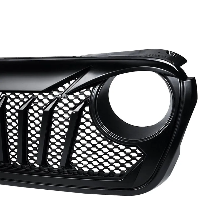 USA ONLY Diamondback Series Black Grille for 2018-Later Jeep Wrangler JL And Jeep Gladiator JT