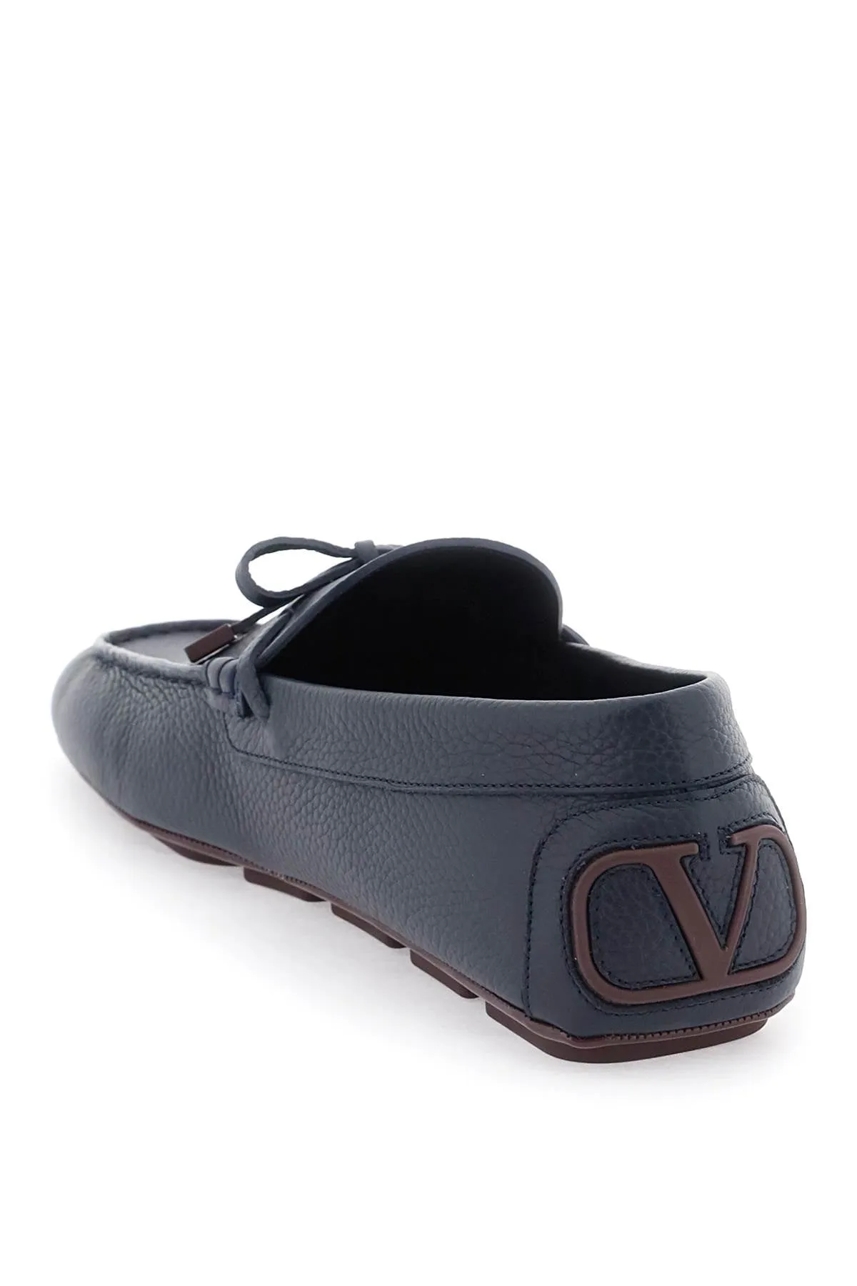 Valentino Garavani Leather Loafers With Bow